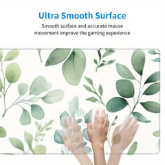 Desk Pad Protector Mouse Pad Mat Eucalyptus Leaves Pattern