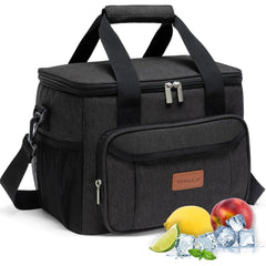 Leakproof Insulated Lunch Bag Large Capacity Soft Cooler Tote