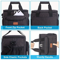 Leakproof Insulated Lunch Bag Large Capacity Soft Cooler Tote