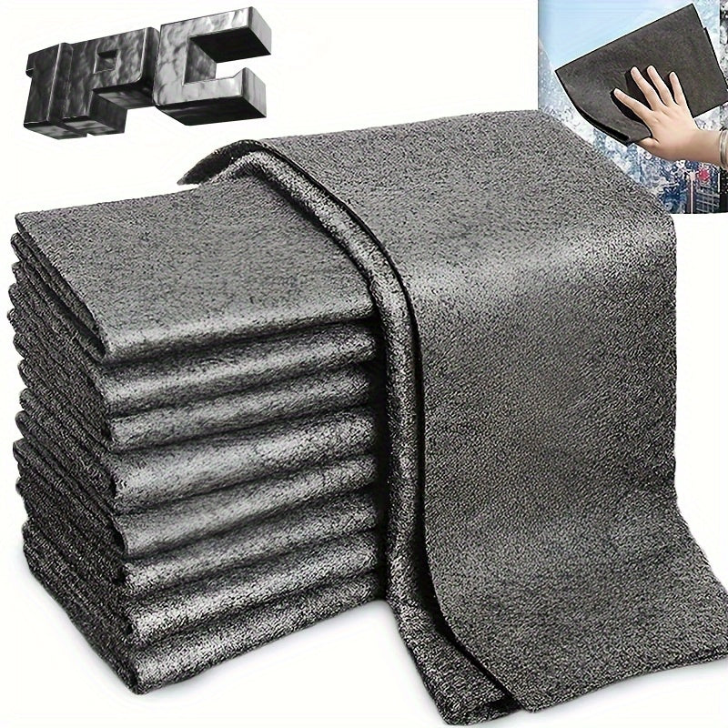 Magic Glass Wiping Rag - Thin Cloth for Home, Car & Kitchen Cleaning