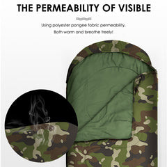Waterproof Camo Sleeping Bag for Camping