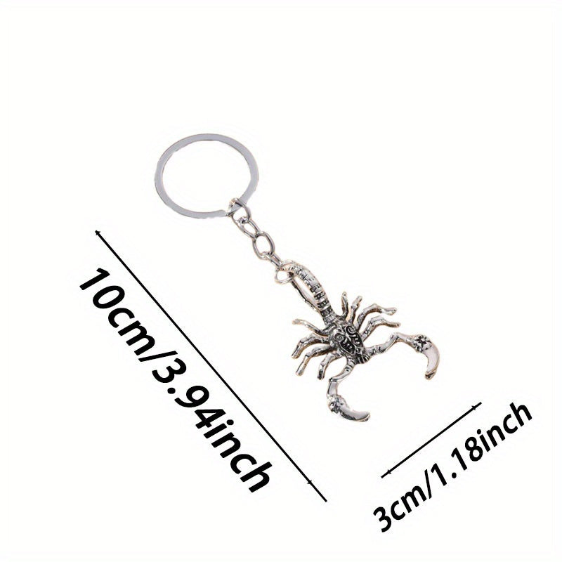 Metal Scorpion Keychain Bag Purse Pendant Decoration Ornament