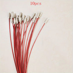 10pcs Stainless Steel Keychain Cable Rope for Men