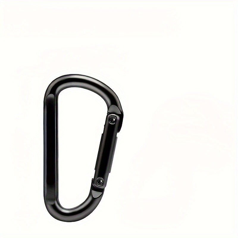 Durable D Buckle Keychain Portable Metal Buckle Camping Hiking Accessory