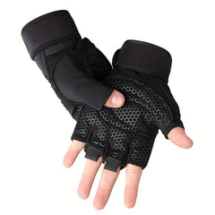 Full Palm Protection Weightlifting Gloves with Wrist Support
