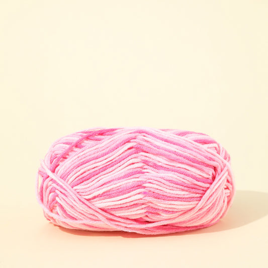 3 Strands Gradient Wool Braided Line for Knitting Crochet Crafts