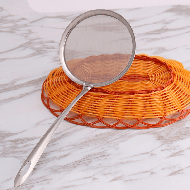 Stainless Steel Mesh Skimmer Spoon for Straining and Sifting