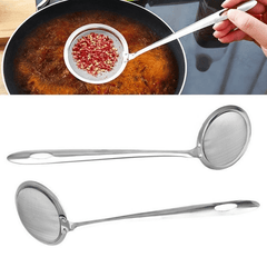 Stainless Steel Mesh Skimmer Spoon for Straining and Sifting