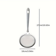 Stainless Steel Mesh Skimmer Spoon for Straining and Sifting