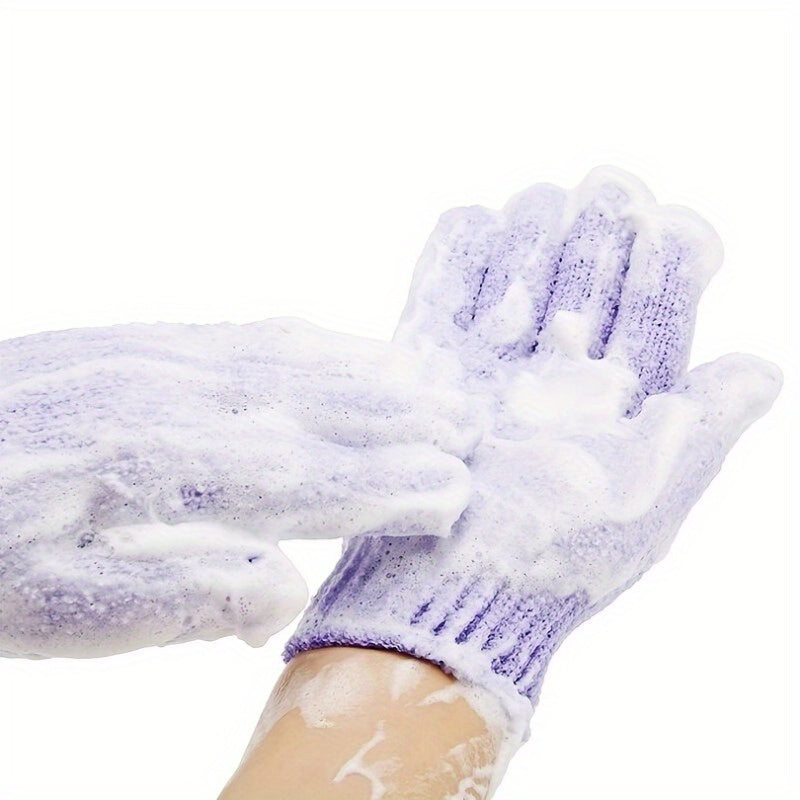 4pcs Exfoliating Bath Gloves for Soft Smooth Skin Bath Shower