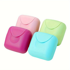 Portable Soap Holder Travel Soap Case for Outdoor Camping, 2 Pack