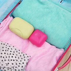 Portable Soap Holder Travel Soap Case for Outdoor Camping, 2 Pack