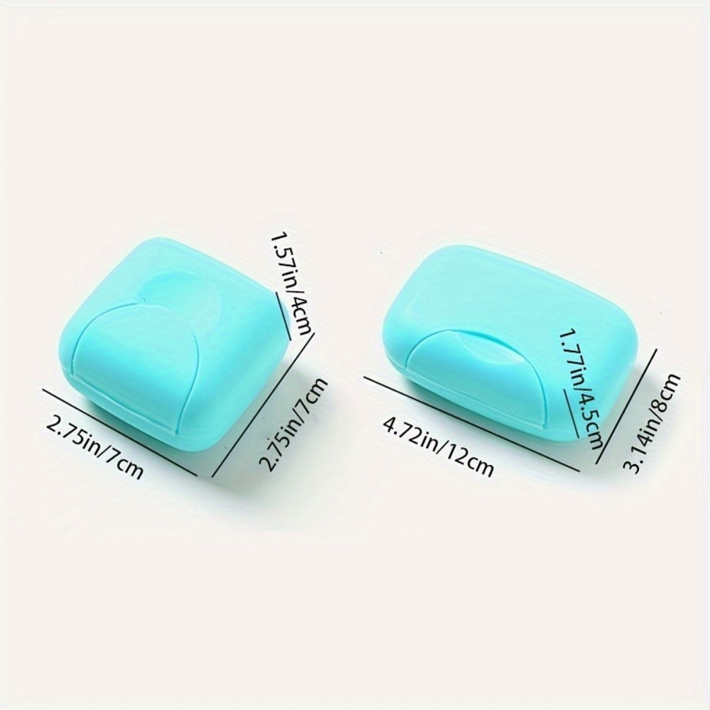 Portable Soap Holder Travel Soap Case for Outdoor Camping, 2 Pack