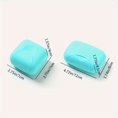 Portable Soap Holder Travel Soap Case for Outdoor Camping, 2 Pack