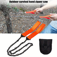 Pocket Chainsaw Portable Survival Steel Chain Saw Outdoor Camping Hiking