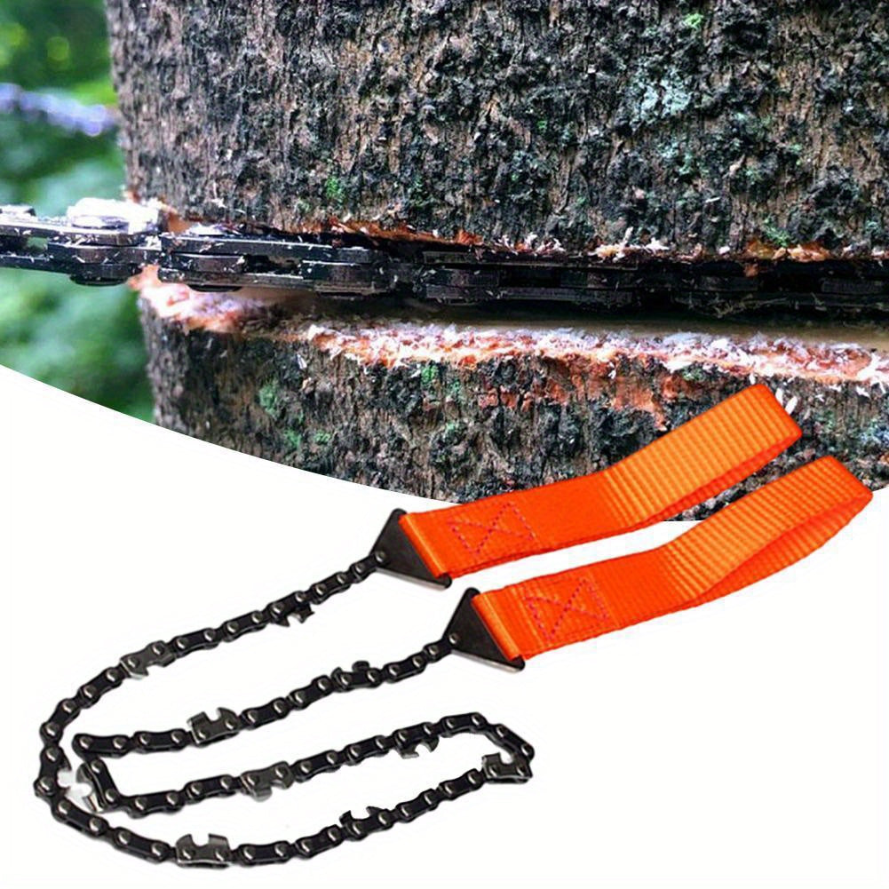 Pocket Chainsaw Portable Survival Steel Chain Saw Outdoor Camping Hiking