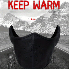 Winter Cycling Skiing Mask Face Mask Warm Windproof Breathable Mask Ear Cover