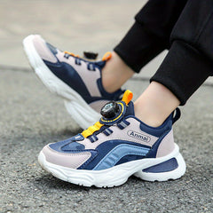 Boy's Chunky Rotating Buckle Shoes Non Slip Sneakers