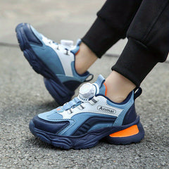 Boy's Chunky Rotating Buckle Shoes Non Slip Sneakers