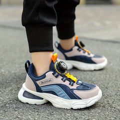 Boy's Chunky Rotating Buckle Shoes Non Slip Sneakers