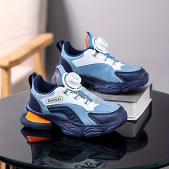 Boy's Chunky Rotating Buckle Shoes Non Slip Sneakers