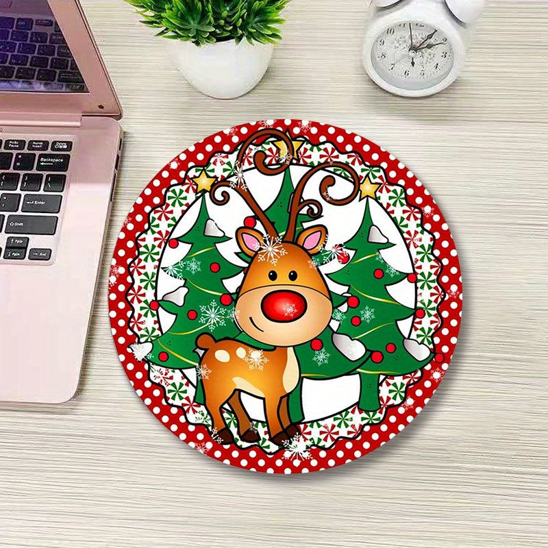 Christmas Coasters Set of 4, Non-slip Insulated Table Mat