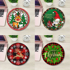 Christmas Coasters Set of 4, Non-slip Insulated Table Mat