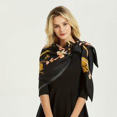 Ballet Pattern Bandana Silk Tube Top Shawl Scarf