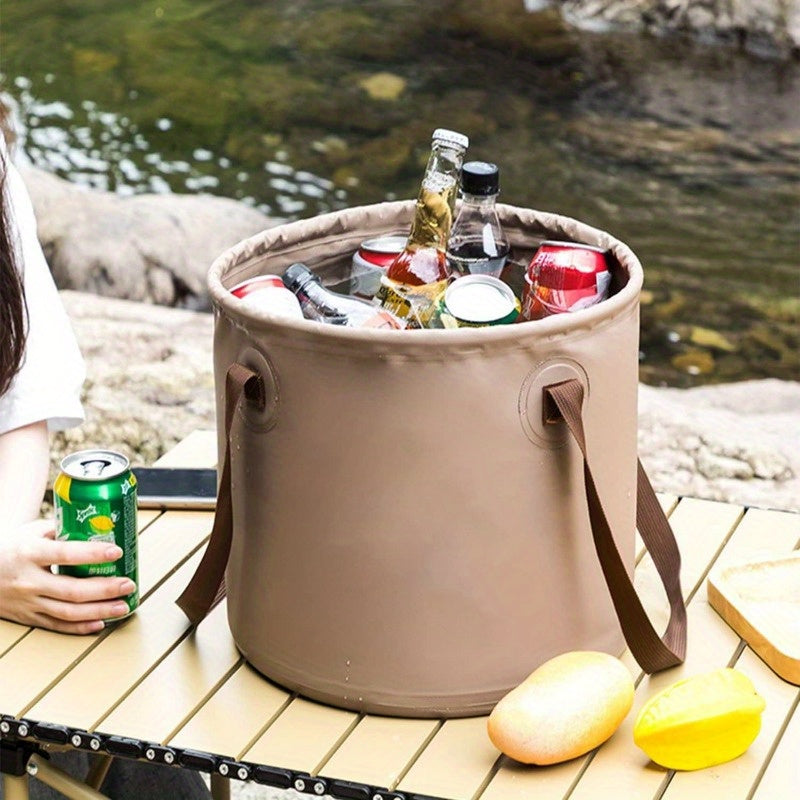 10L Collapsible Water Bucket Camping Fishing Travel Container
