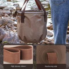 10L Collapsible Water Bucket Camping Fishing Travel Container