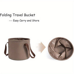 10L Collapsible Water Bucket Camping Fishing Travel Container