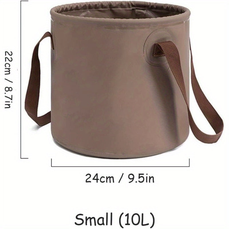 10L Collapsible Water Bucket Camping Fishing Travel Container