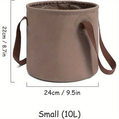 10L Collapsible Water Bucket Camping Fishing Travel Container