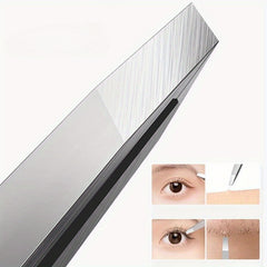 4pcs Eyebrow Clip Small Tweezers Hair Removal Pliers False Eyelashes Clip