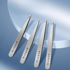 4pcs Eyebrow Clip Small Tweezers Hair Removal Pliers False Eyelashes Clip