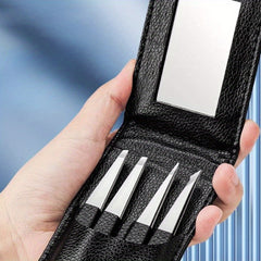 4pcs Eyebrow Clip Small Tweezers Hair Removal Pliers False Eyelashes Clip