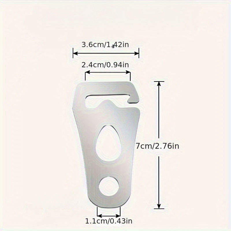 2pcs Stainless Steel Canopy Adjustment Buckle for Tent Pole
