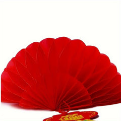 10pcs Red Paper Lights Hanging Lanterns Holiday Decorations