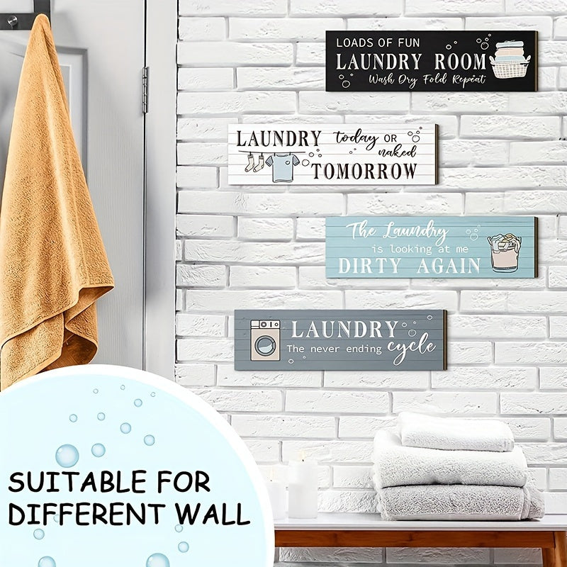 Laundry Room Wooden Sign Wall Decor Laundry Rules Room Decor