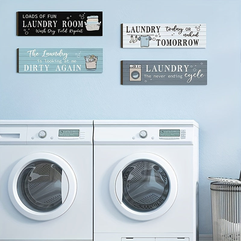 Laundry Room Wooden Sign Wall Decor Laundry Rules Room Decor