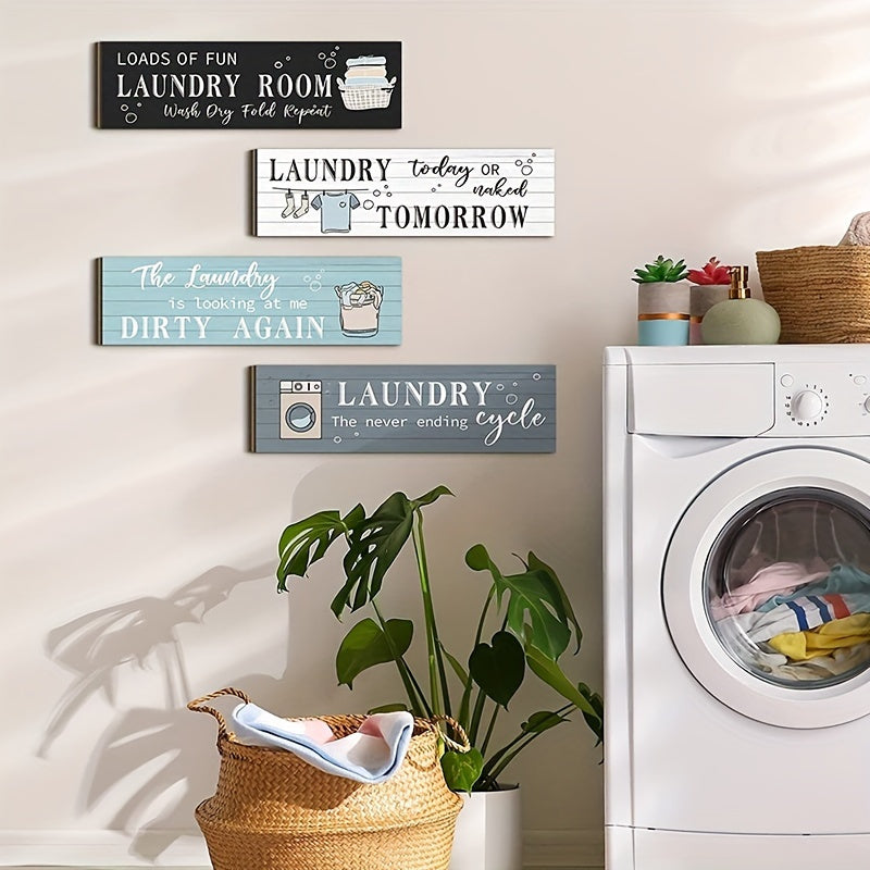 Laundry Room Wooden Sign Wall Decor Laundry Rules Room Decor