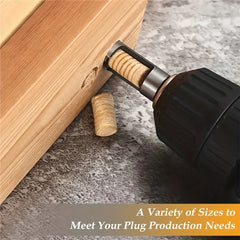 8pcs Countersunk Head Wooden Plug Drill Set