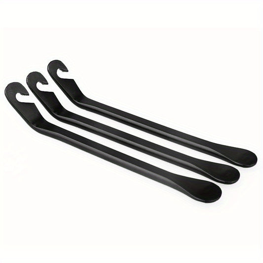 3pcs Metal Bike Tire Pry Rod Tool Set - Portable Small Outer Tire Prying Tool