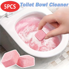5pcs Toilet Cleaner Effervescent Tablet Deodorant Sterilizing Tablet