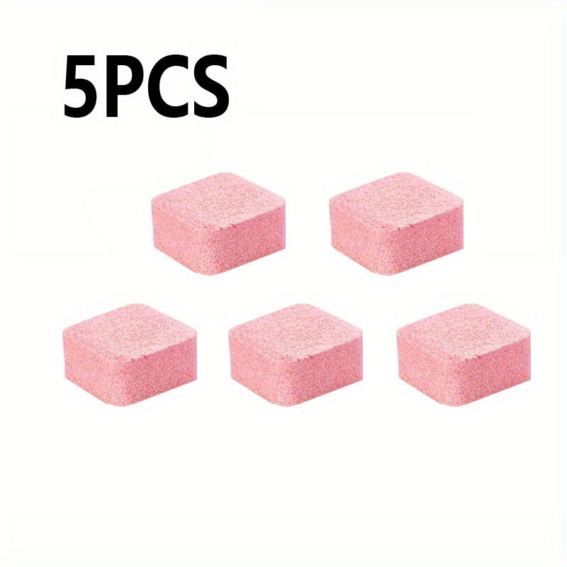 5pcs Toilet Cleaner Effervescent Tablet Deodorant Sterilizing Tablet