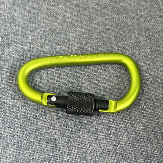 4pcs Aluminum Carabiner Buckle D Ring Key Chain Snap Hook Outdoor Camping