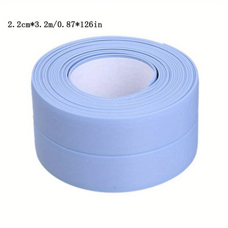 5pcs Bathroom Sealing Strip Tape PVC Self Adhesive Waterproof Wall Sticker