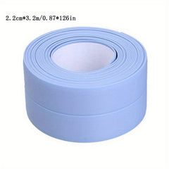 5pcs Bathroom Sealing Strip Tape PVC Self Adhesive Waterproof Wall Sticker