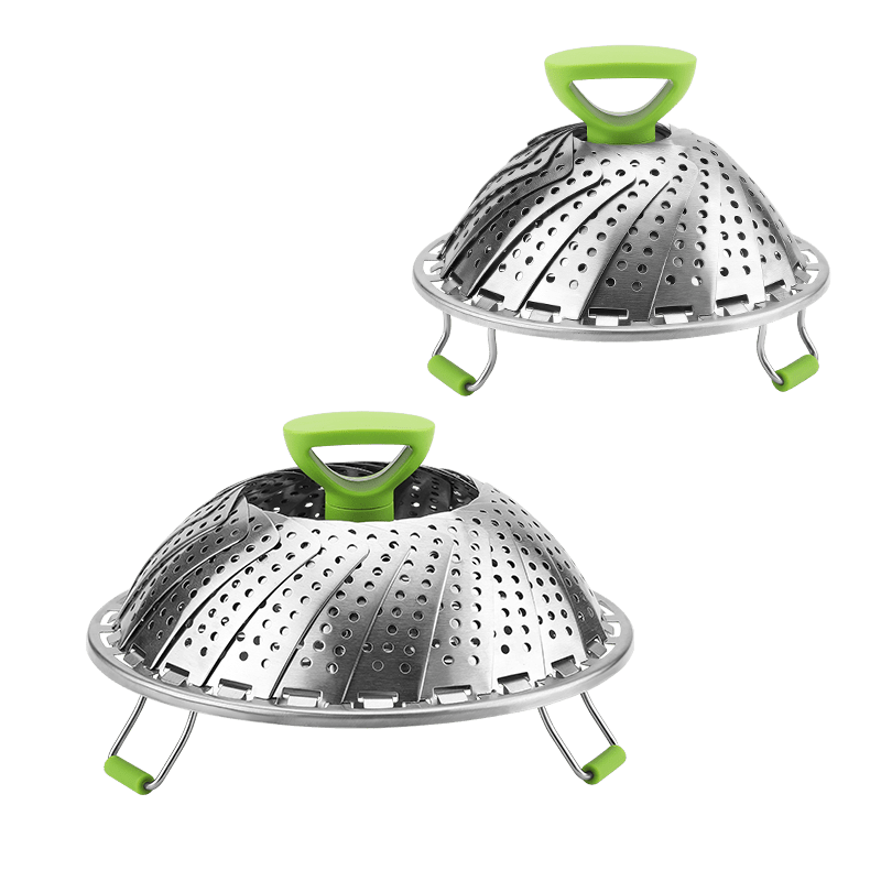 Foldable Stainless Steel Steaming Rack for Outdoor Camping