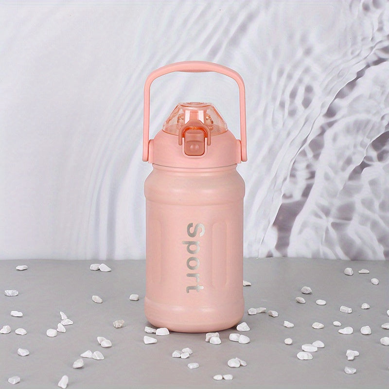 Stainless Steel Water Bottle With Straw 27oz Double Walled Insulated Cup